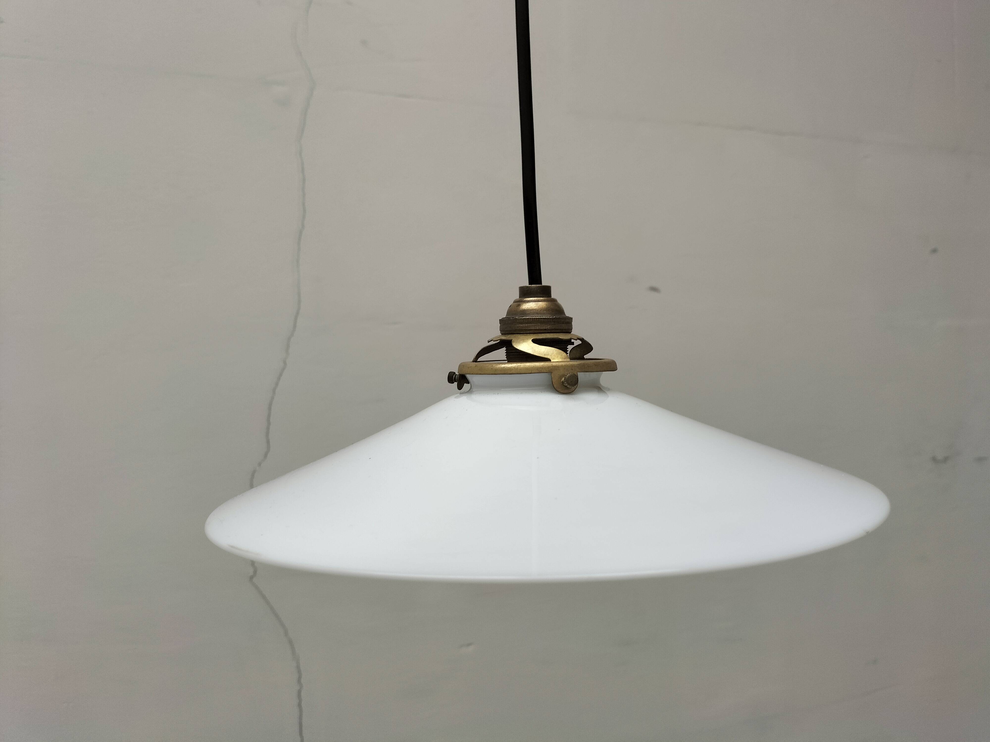 Opaline pendant light