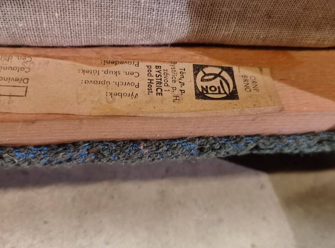 Pair of light green armchairs by Jiri Jiroutek for Interier Praha, 1960