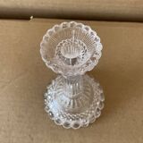 Petit bougeoir ancien en verre