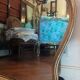 Old large golden mirror