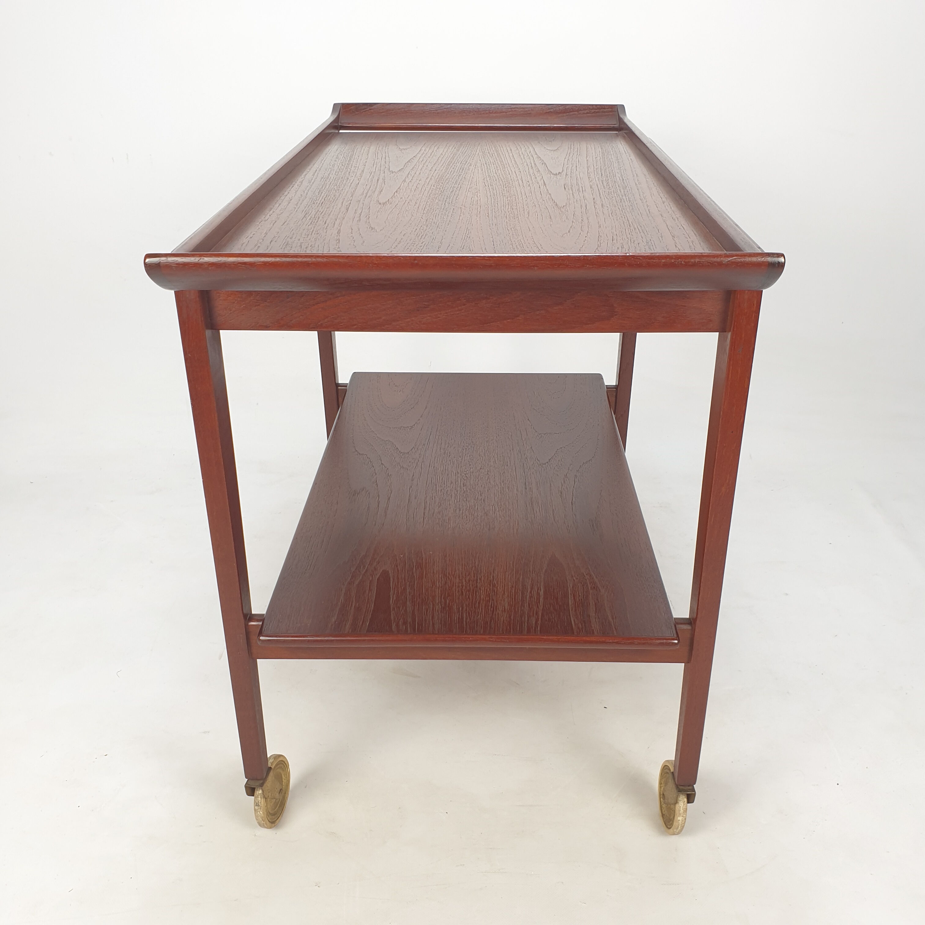 Mid-century italian teak trolley, 1960's