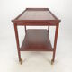 Mid-century italian teak trolley, 1960's