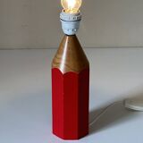 Vintage 80s designer pencil lamp