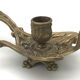 Solid Brass Hand Candle Holder