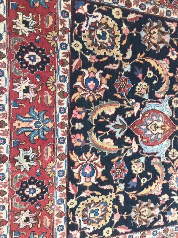 Carpet old Persian Tabriz done hand 200 X 300 cm