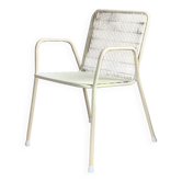 Chaise métal de jardin vintage