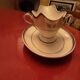 Sauciere porcelaine monogramme  ks
