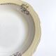 Vintage shallow dish L'Amandinoise model Paola white cream flowers