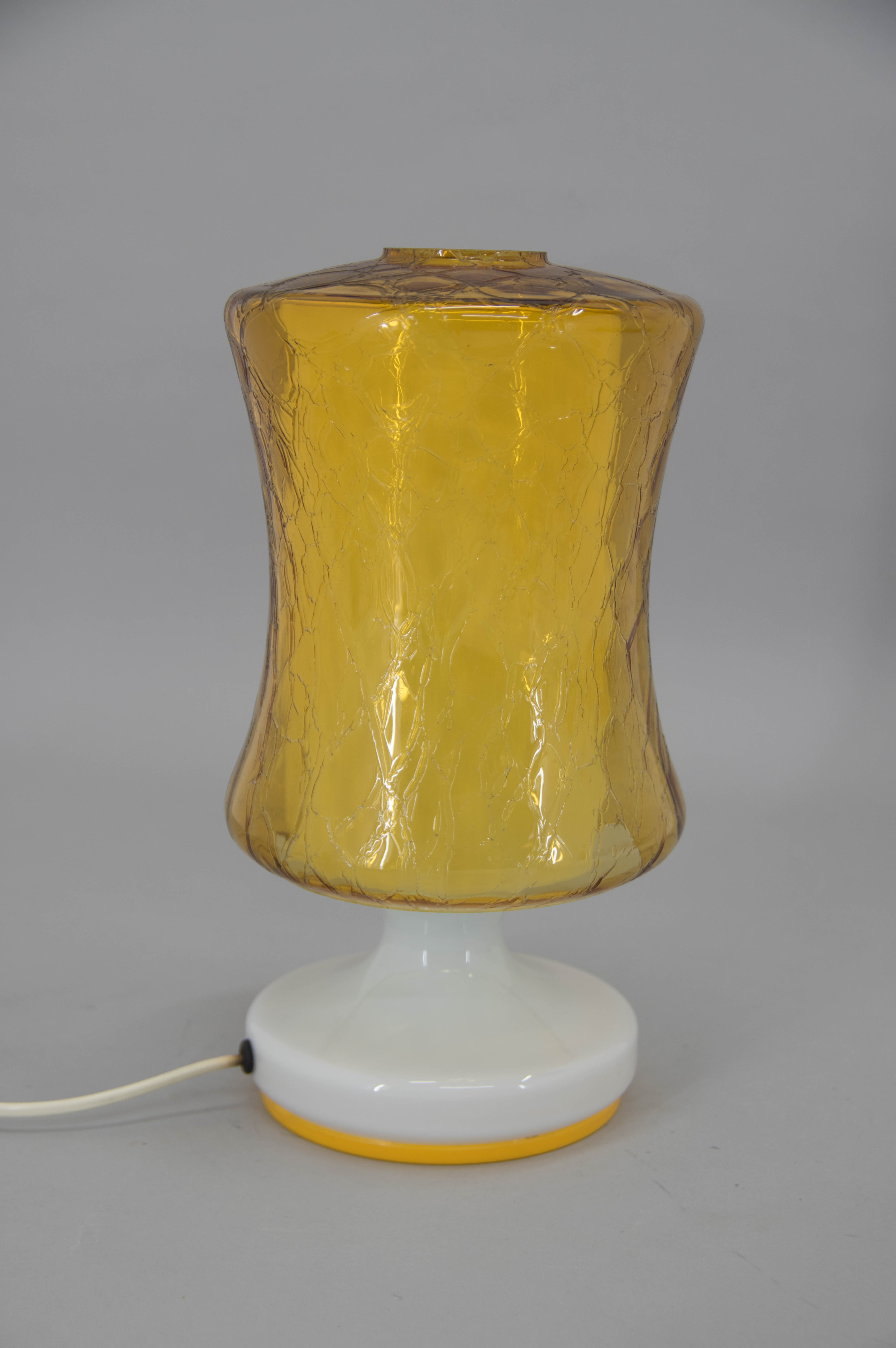Mid-Century All Glass Table Lamp, 1970s