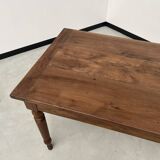 Old walnut bistro table