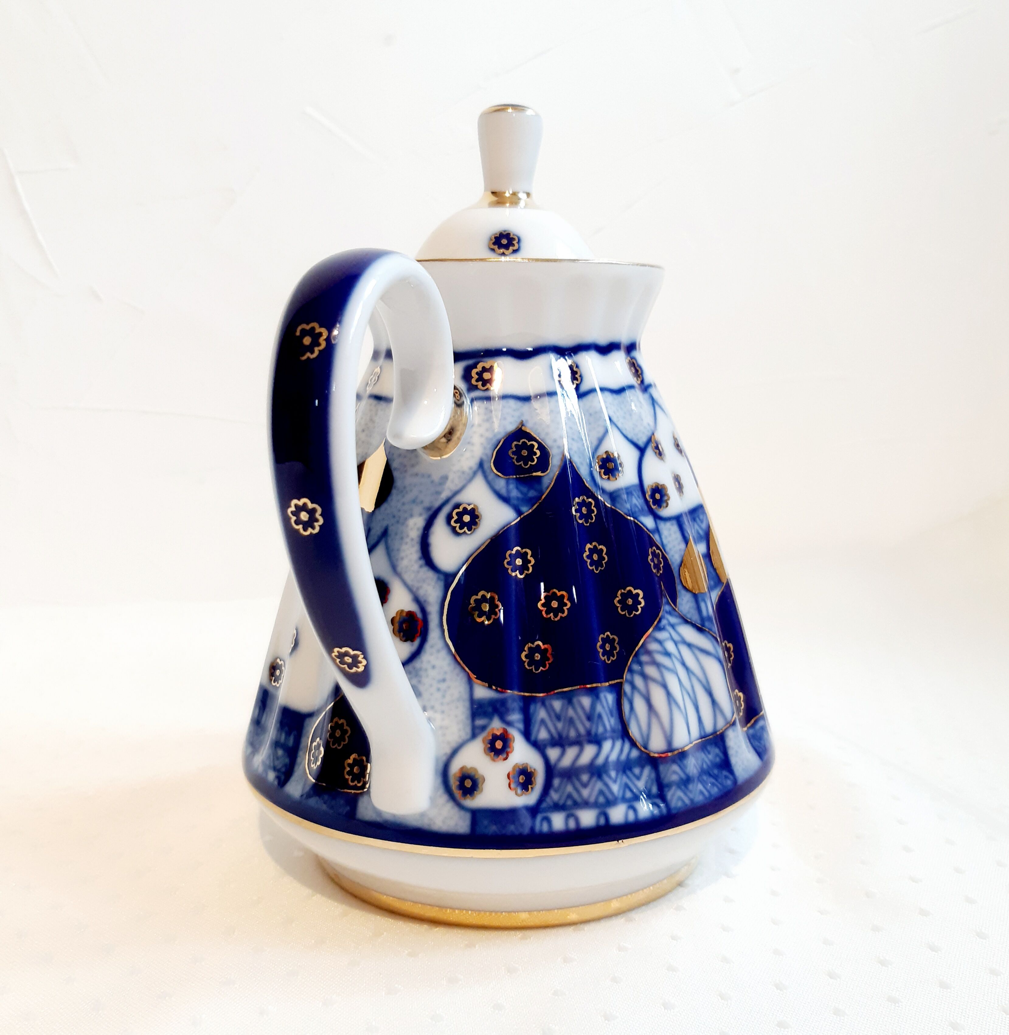 Russian porcelain teapot Lomonosov