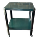 Desserte vintage en bois vert