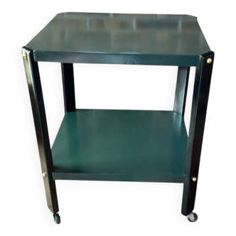 Desserte vintage en bois vert