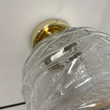 Vintage wall lamp Transparent globe