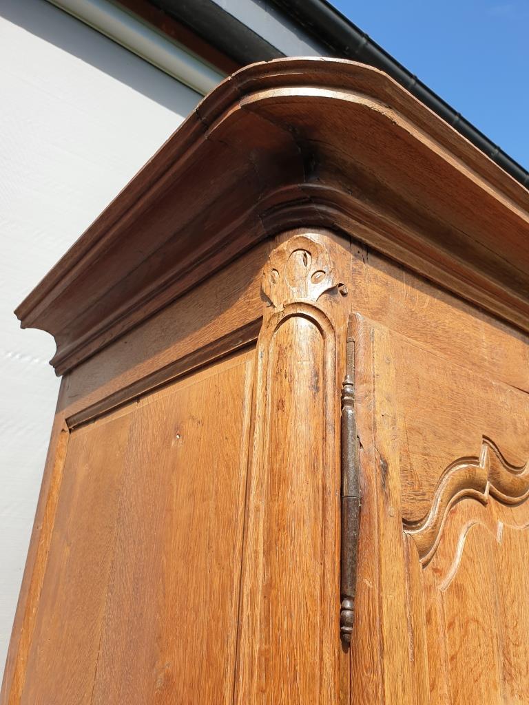 Wardrobe in oak XVIIIth