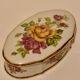 Limoges Porcelain Box H.T. floral décor