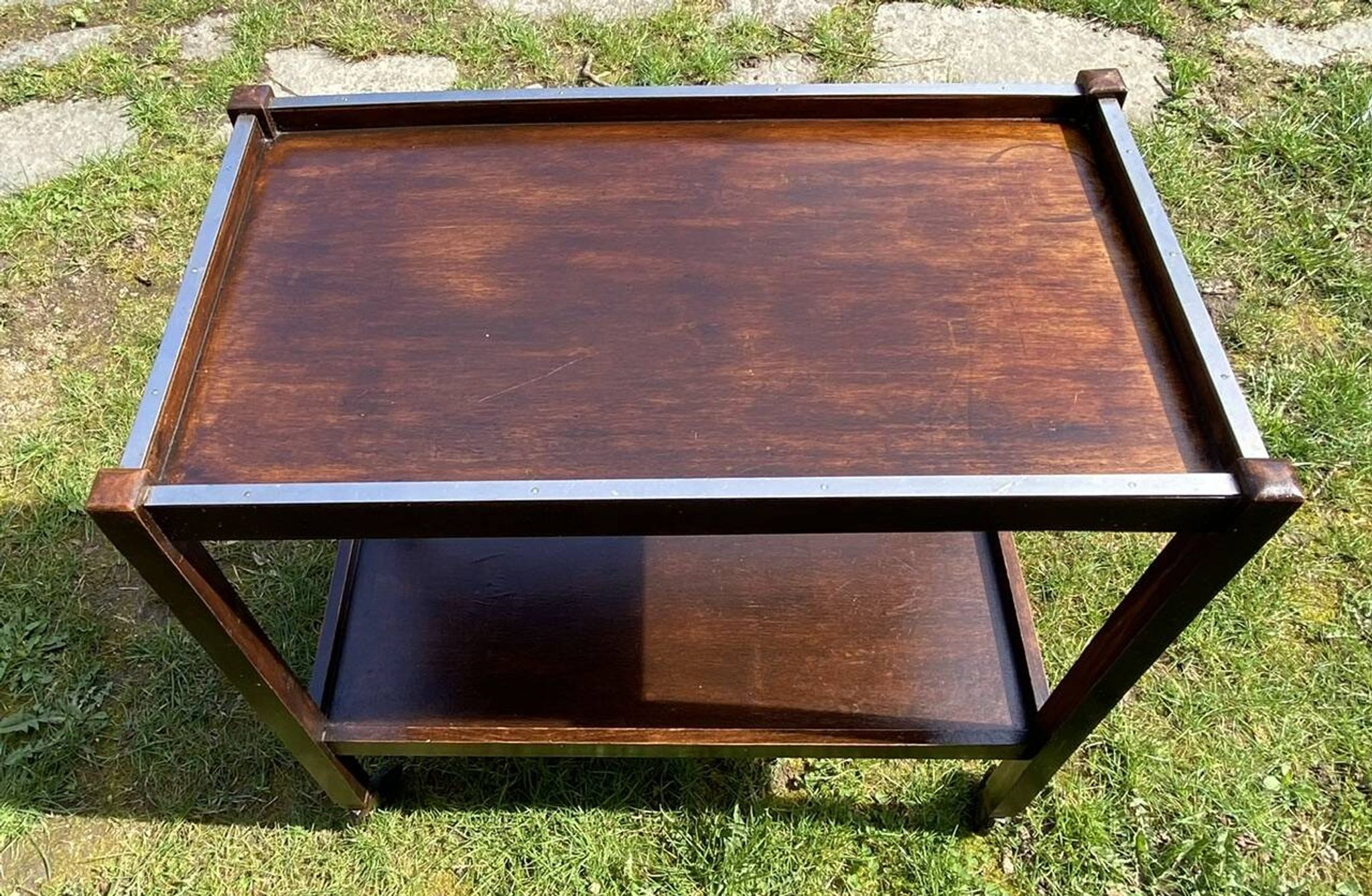 Serving trolley, rolling table, stamped ElloRolls from the 60s/70s