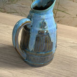 Flamed sandstone pitcher
