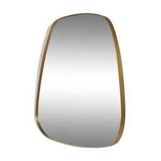 Mirror brass 75x65cm