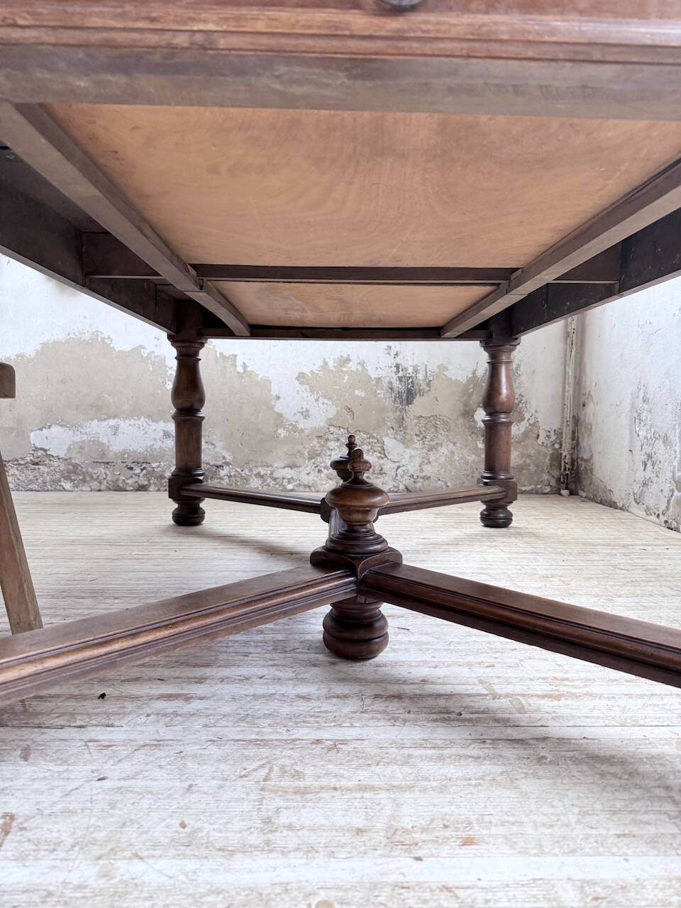Oak table in Louis XIV style 1900