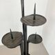 Large brutalist bronze candleholder by Manfred Bergmeister, Germany, 1970s