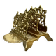 Brass magazine and letter holder in Louis XV baroque style.