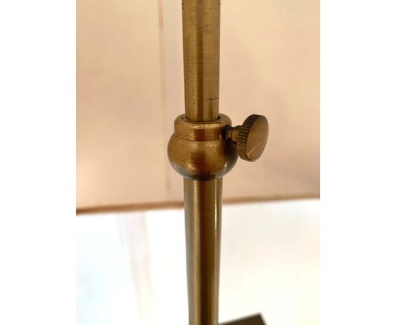 Belgo Chrome Copper And Brass Lamp Selency Belgo Chrome Copper And Brass Lamp, Lamp Shade Holder And Riser