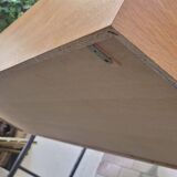 60's glass wall shelf