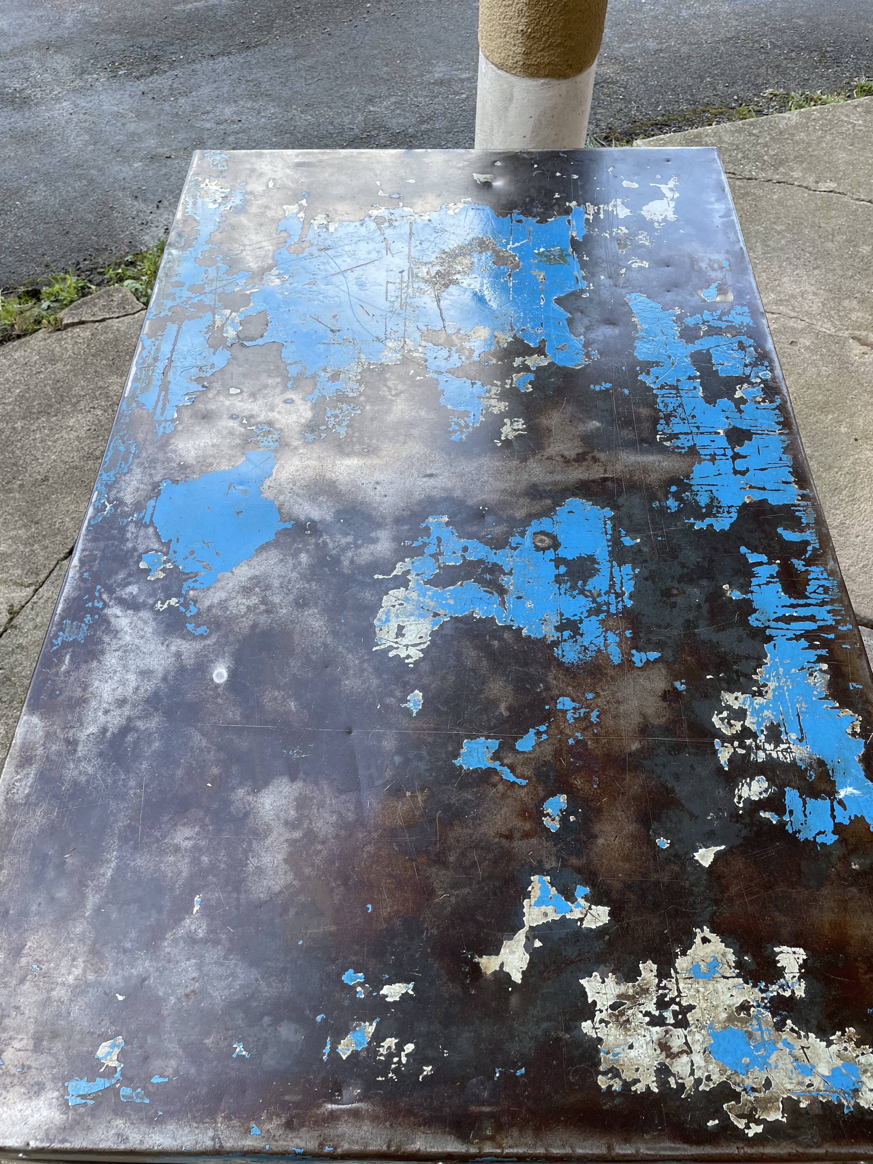 Industrial style table and chairs