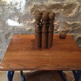 Old wooden bowling game