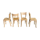 Set of 4 bistro chairs Baumann matt colorless varnish