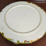 Large trompe l'oeil pottery seafood plate