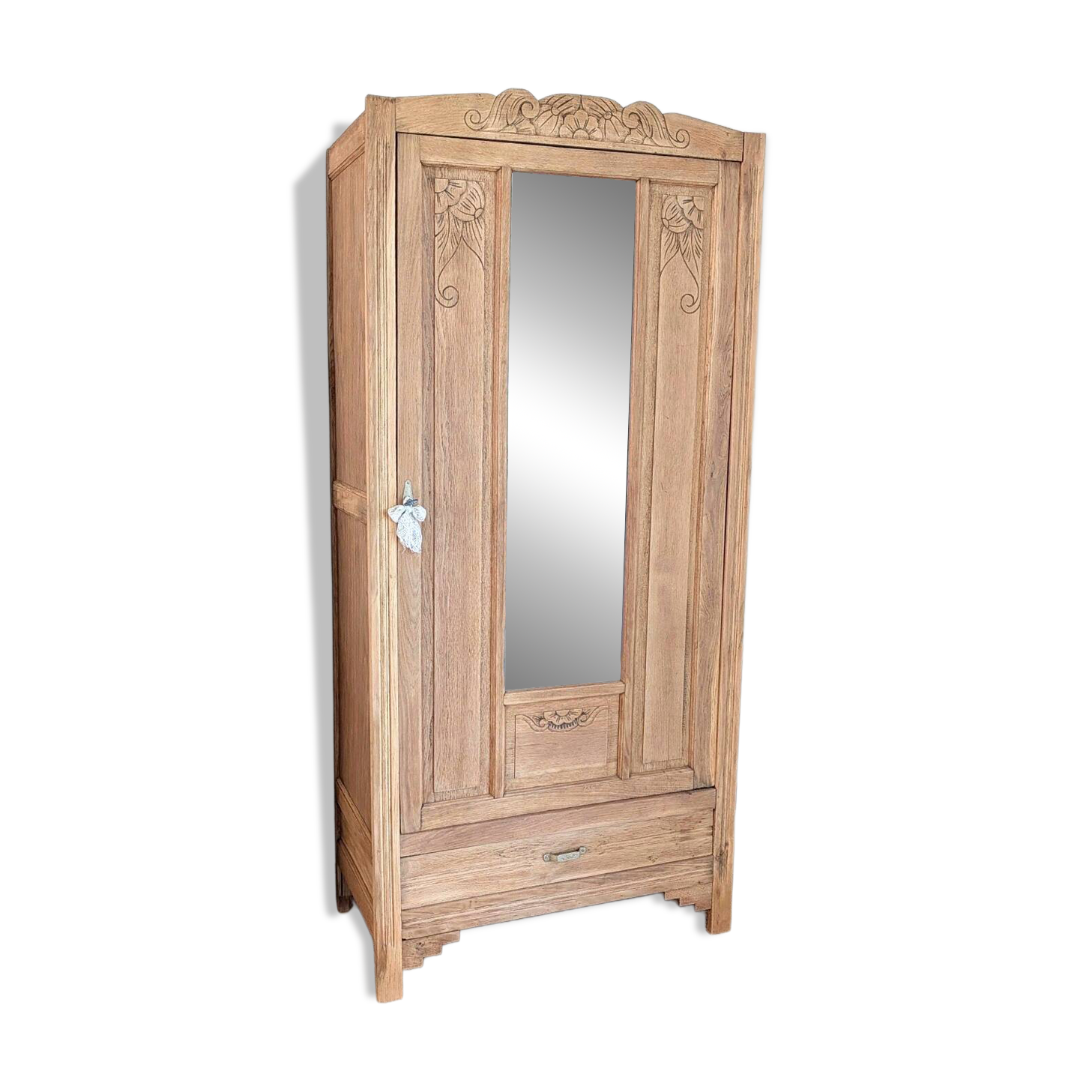 Parisian Art Deco wardrobe in oak