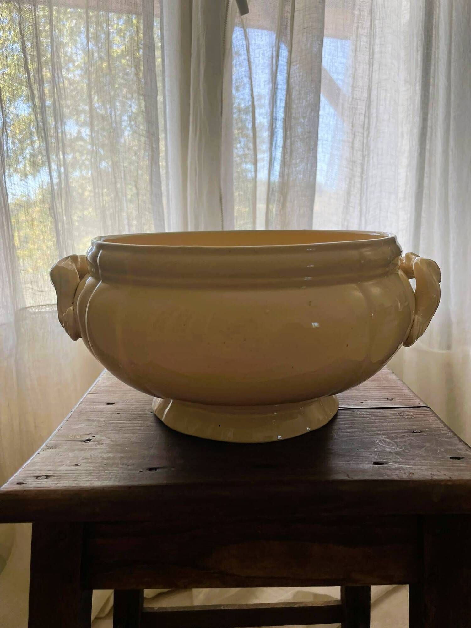 Vintage Sarreguemines soup tureen