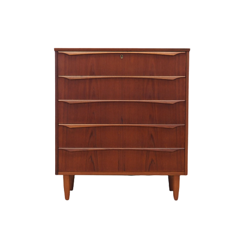 Teak chest, Danish design, 1970s, production: Denmark