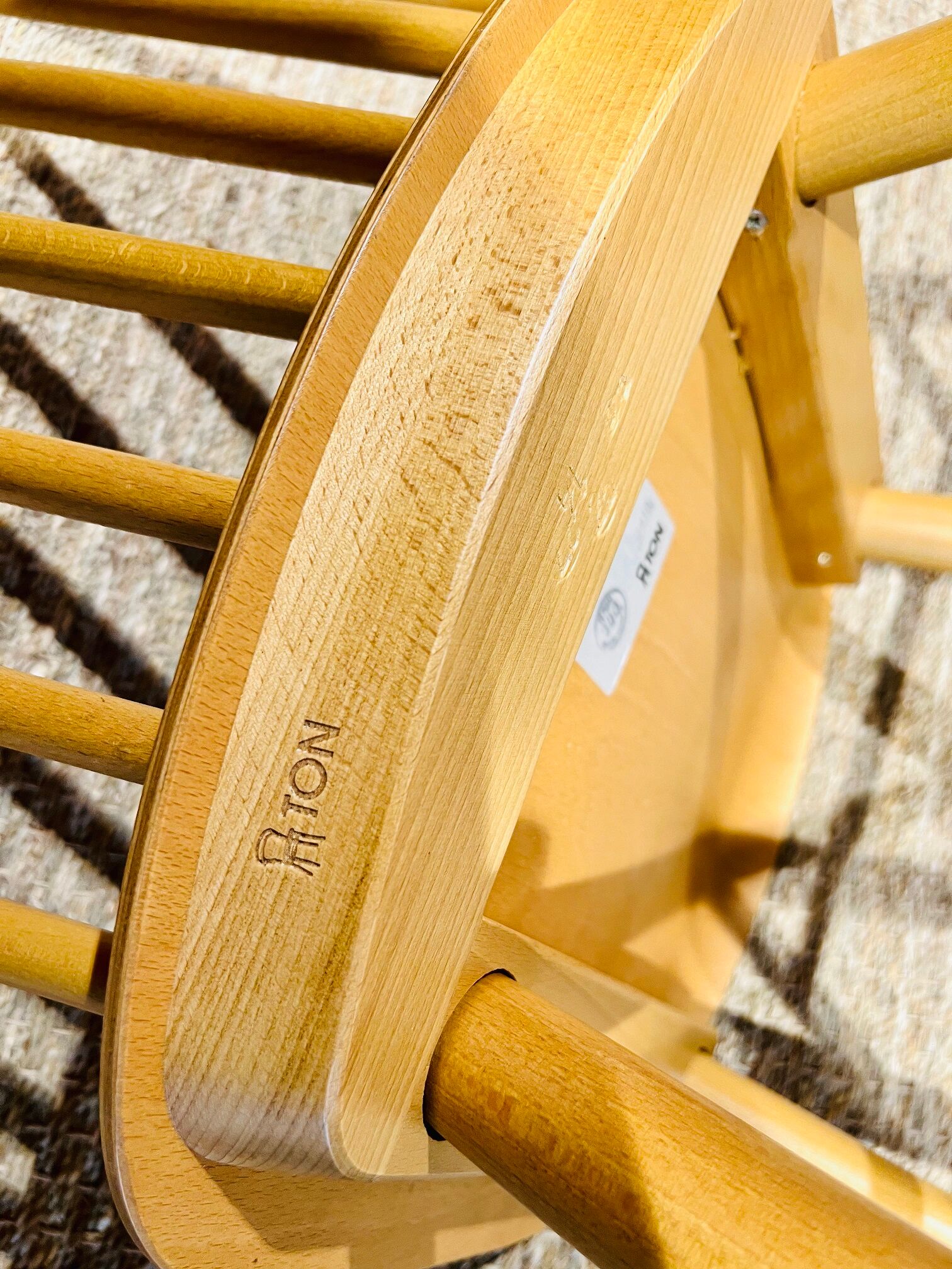 Set of 35 beech chairs with bars brand TON model Ivy