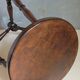 Vintage turned solid wood tripod stool