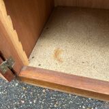 Secrétaire scandinave vintage en chêne 1950