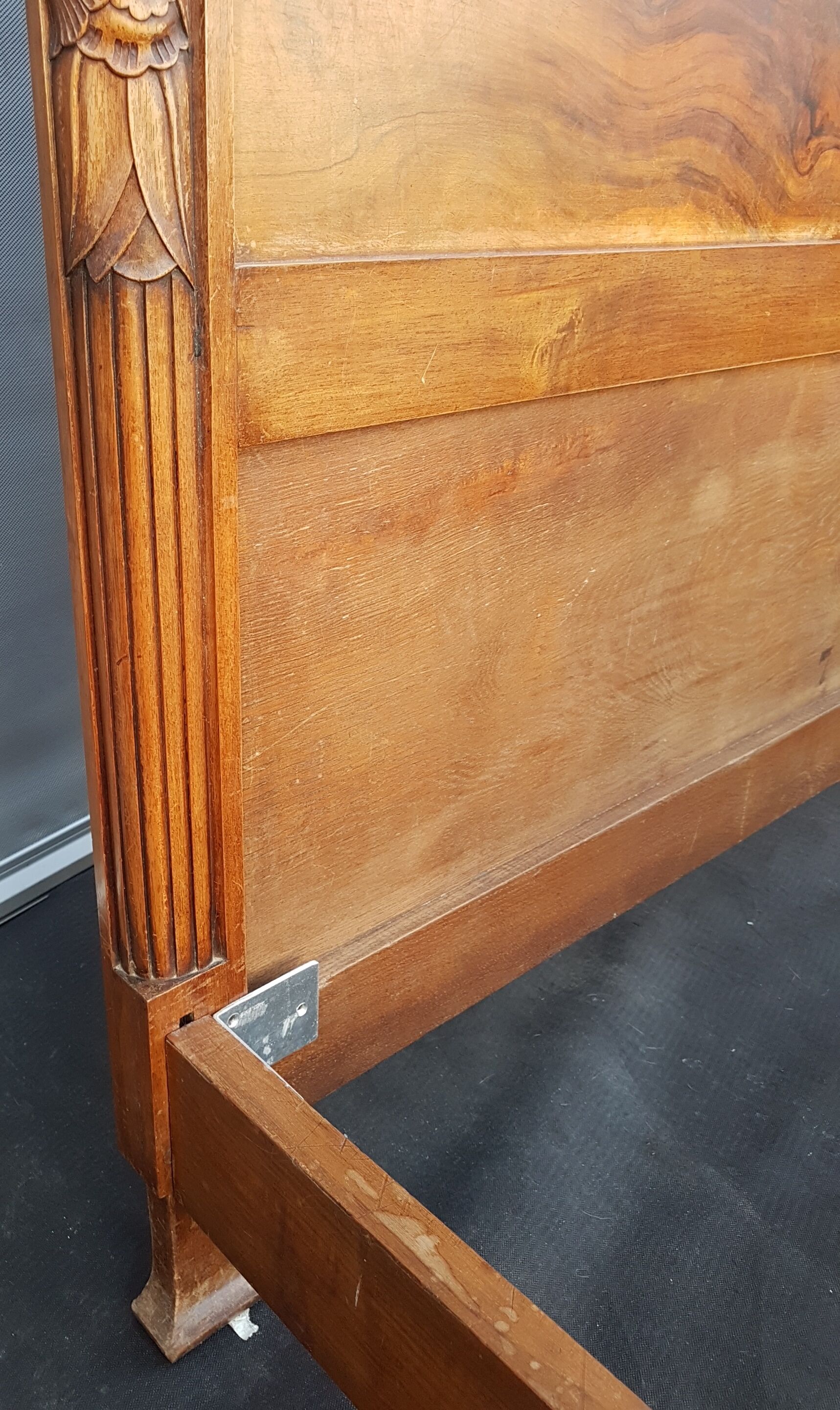 Art Deco 1925 half-moon bed 140X190