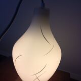 Old opaline hanging lamp