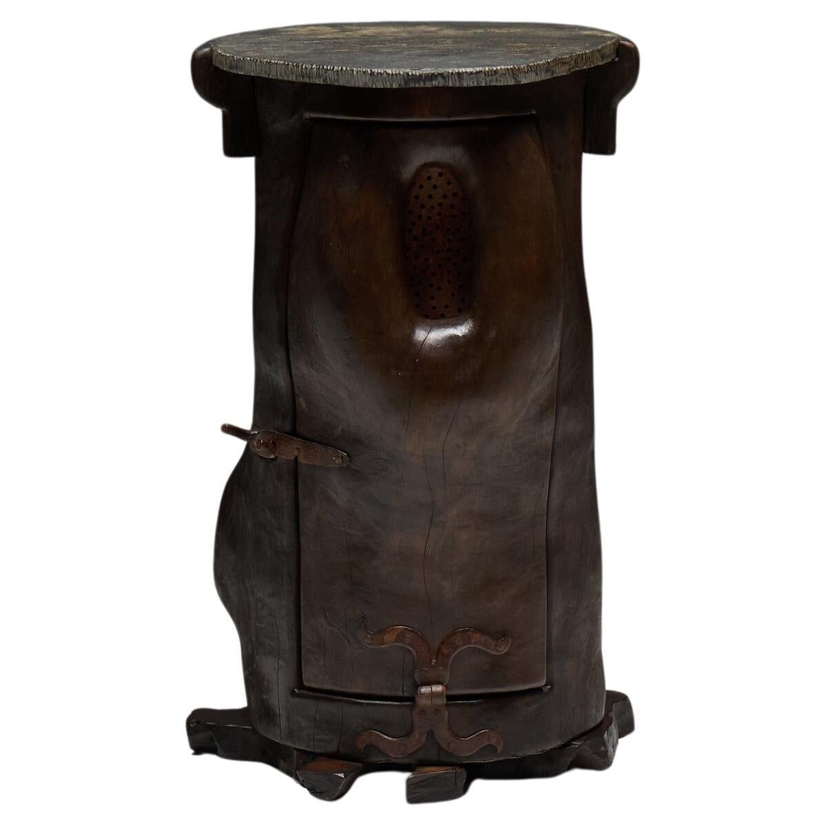 Vernacular rustic side table, France, 19th century