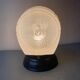 Old vintage glass wall sconce