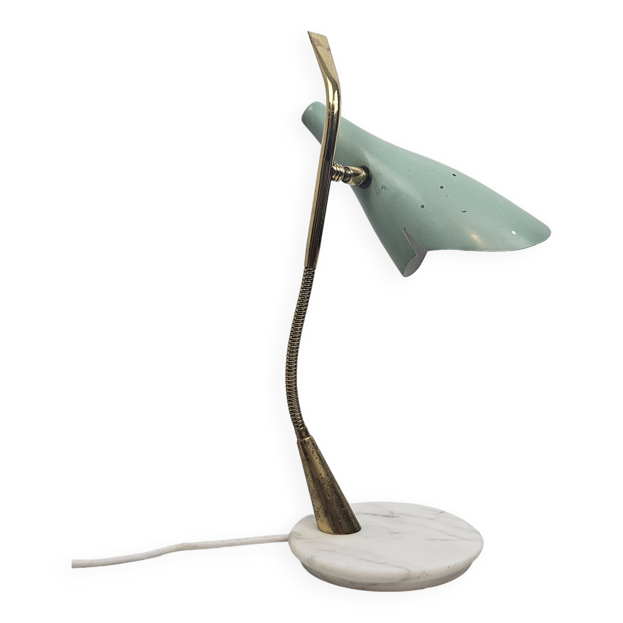 Table Lamp With Marble Foot by Oscar Torlasco, Italy 1955