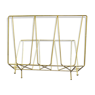 Gold metal magazine holder
