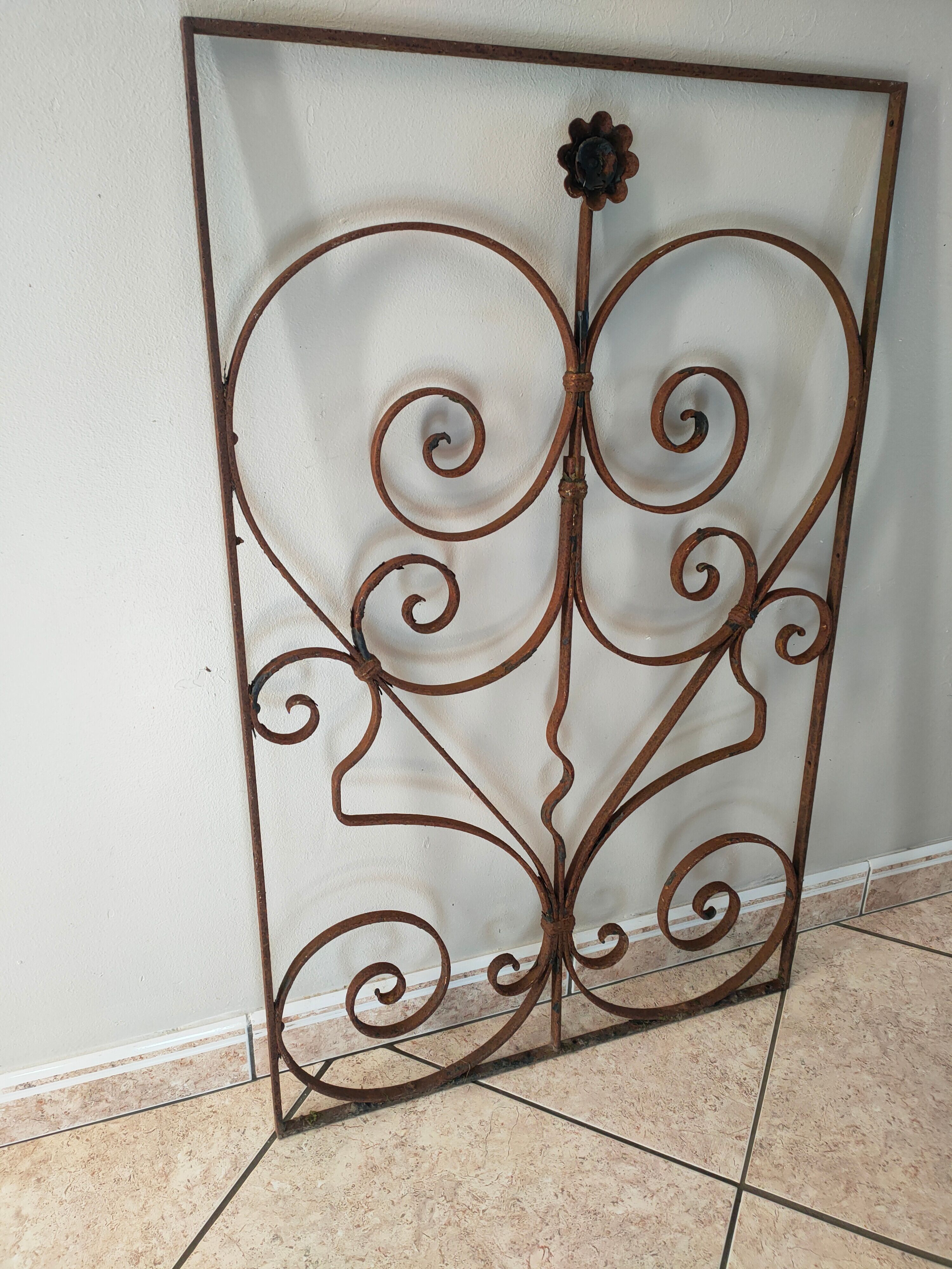 Wrought iron gate