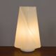 Pair of Italian striped Murano glass table lamps in style of Lino Tagliapie