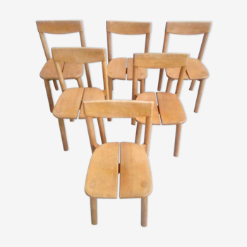 Lot de 6 chaises Gautier Delaye