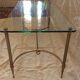 Table 60´ - 70´ low brass and glass