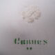 5 plates and a dish faïence de longchamp terre of fer series cannes art deco