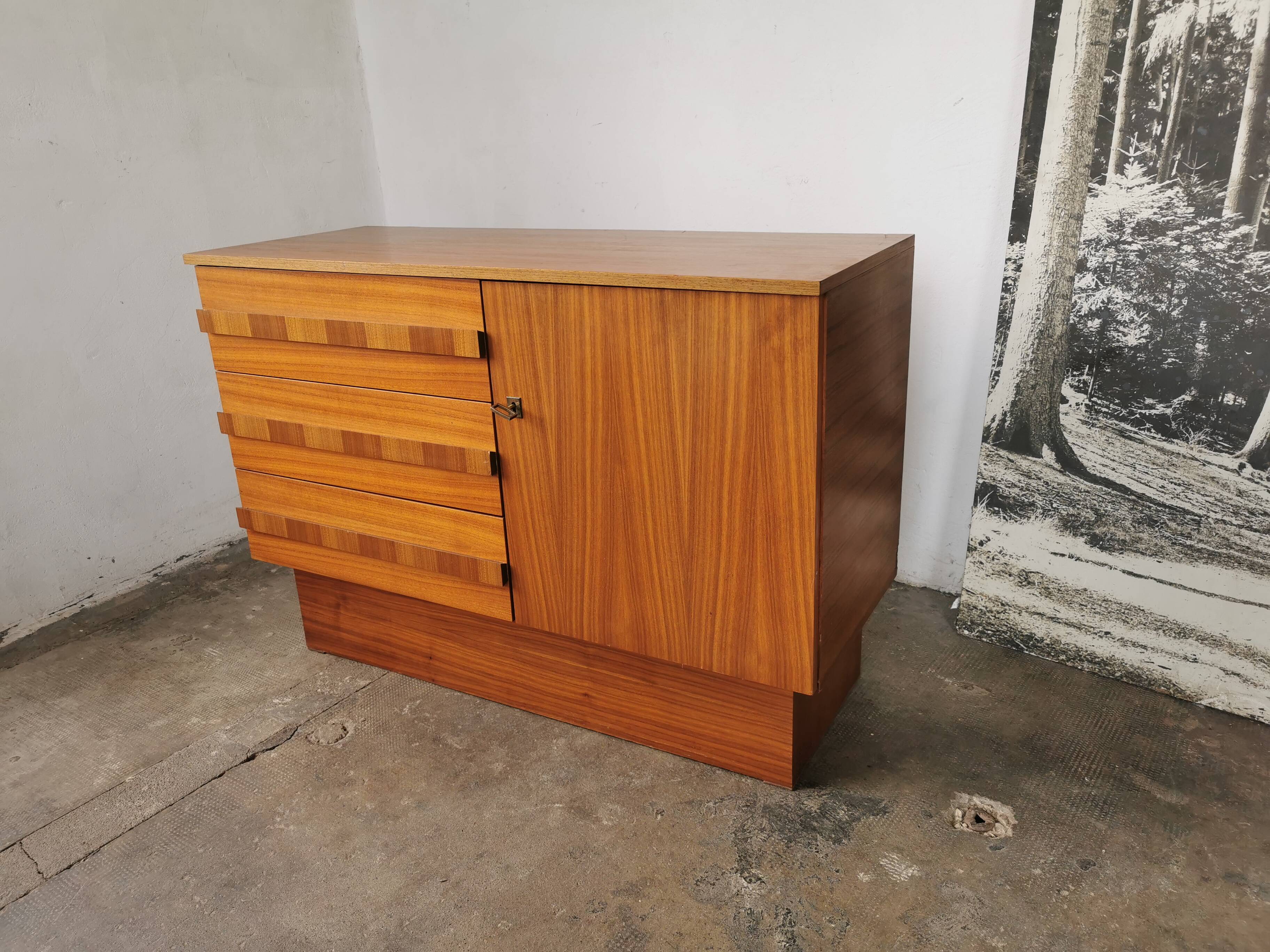 Sideboard, vintage chest of drawers 1970
